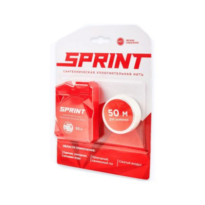 Нить герметизирующая универсальная SPRINT 50м+катушка 50м