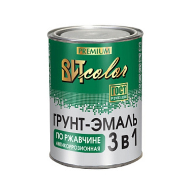 Грунт-эмаль по ржавчине быстросохнущая зеленая ВИТ color 0,8 кг (14)