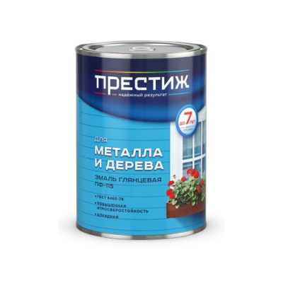 Краска ПФ-115 серая 0,9кг Престиж