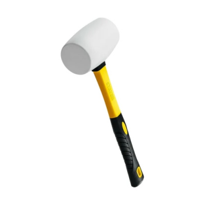 Киянка резиновая STAYER PROFI с фиберглас. ручкой белая 450 гр 20533-450
