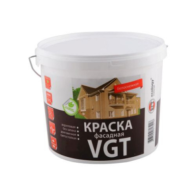 Краска вд фасадная Белоснежная ВГТ ВД-АК 1180 7кг