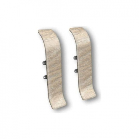 Соединитель для плинтуса 55мм Классик Сосна светлая 273