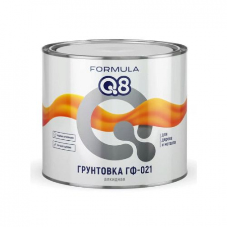Грунт  ГФ-21 красно-коричн. 1,9кг Формула Q8